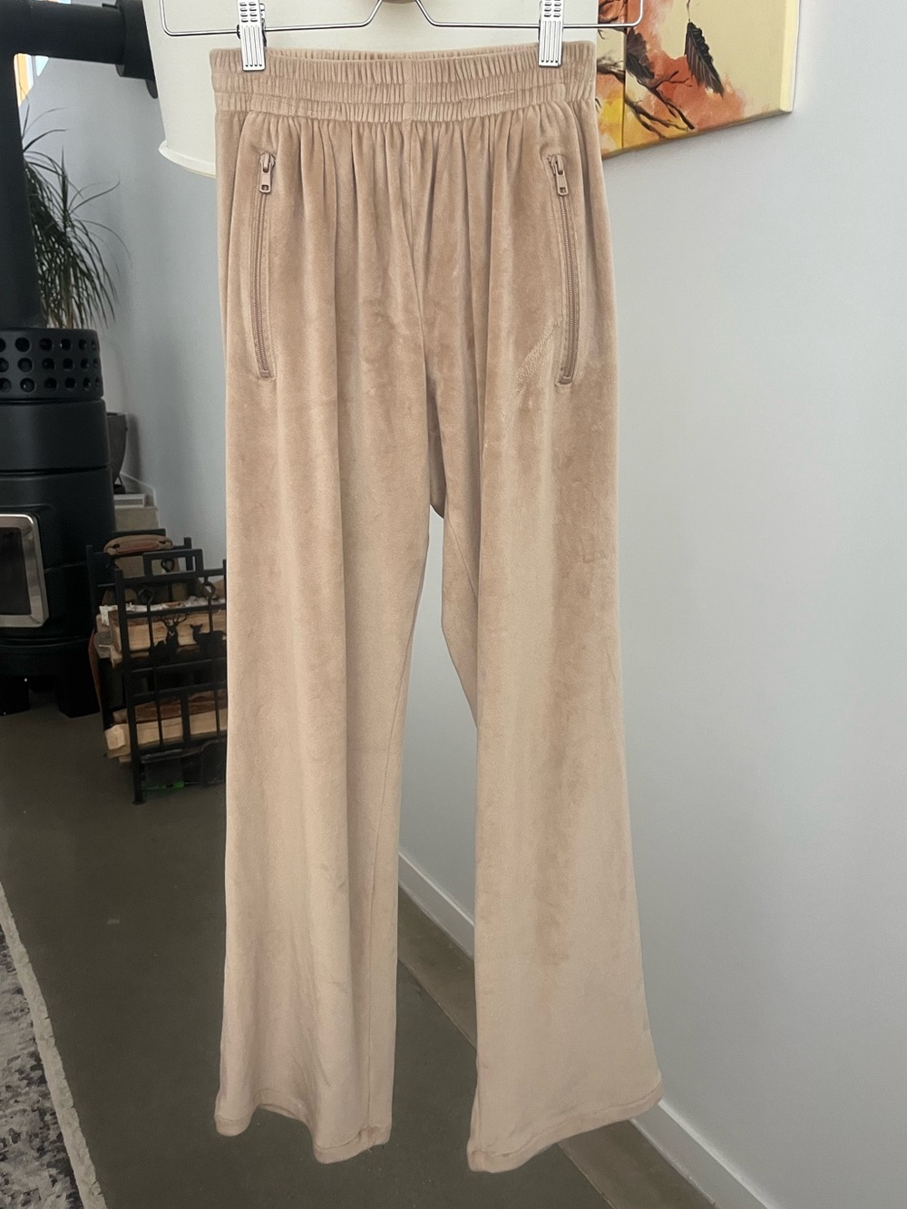 Skims Velour Wide Leg Pants